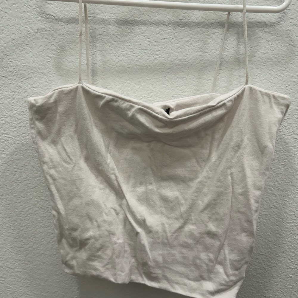 Elegant White Women's Crop Top